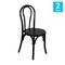 Flash Furniture Betsy Commercial Grade Black Thonet Style Solid Wood Stackable Dining Chair, 2PK 2-ZH-8003A-BLK-GG - alternate 3